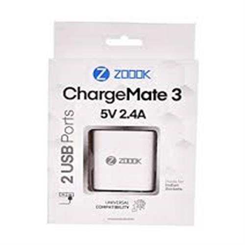 ZOOK CHARGER CHARGEMATE 3 DUAL PORTS