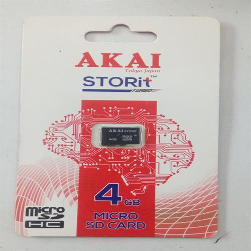 AKAI MICRO SD CARD 4 GB
