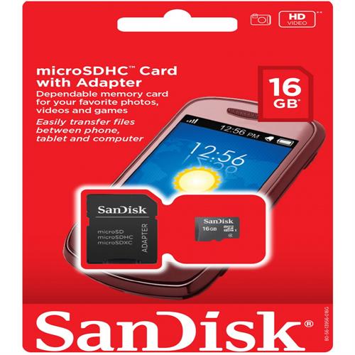 SANDISK MICRO SD CARD 16 GB